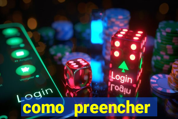 como preencher recibo de pagamento